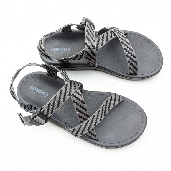 SONOMA Rayan Charcoal  Strappy Sandals main image 6